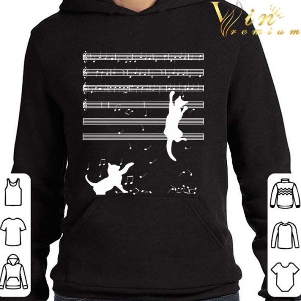 2021 Cats Playing Musical Notes And Make It Down shirt