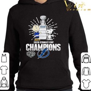 Charlie Brown And Snoopy Tampa Bay Lightning 2020 Stanley Cup Champions shirt 3