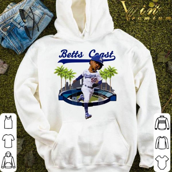 Betts Mookie Betts Coast Los Angeles Dodger White shirt