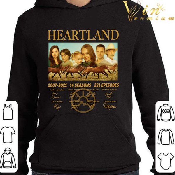 Heartland 2007-2021 14 seasons 221 episodes signatures shirt