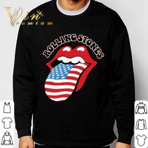 Awesome USA Tongue Rolling Stones American flag shirt 2