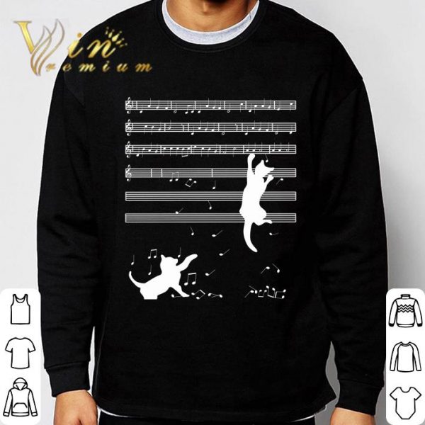 2021 Cats Playing Musical Notes And Make It Down shirt