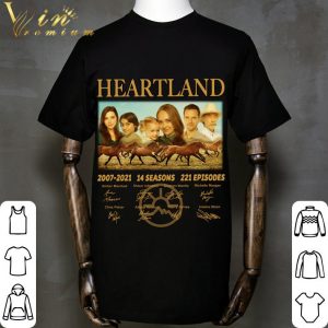 Heartland 2007-2021 14 seasons 221 episodes signatures shirt 1