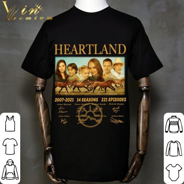 Heartland 2007-2021 14 seasons 221 episodes signatures shirt