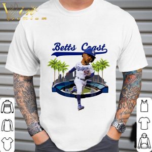 Betts Mookie Betts Coast Los Angeles Dodger White shirt 1