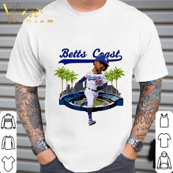 Betts Mookie Betts Coast Los Angeles Dodger White shirt