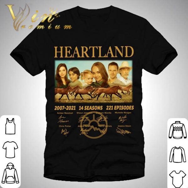 Heartland 2007-2021 14 seasons 221 episodes signatures shirt