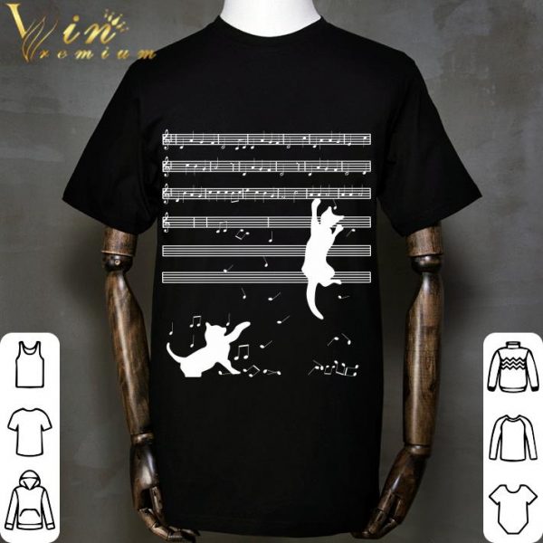 2021 Cats Playing Musical Notes And Make It Down shirt