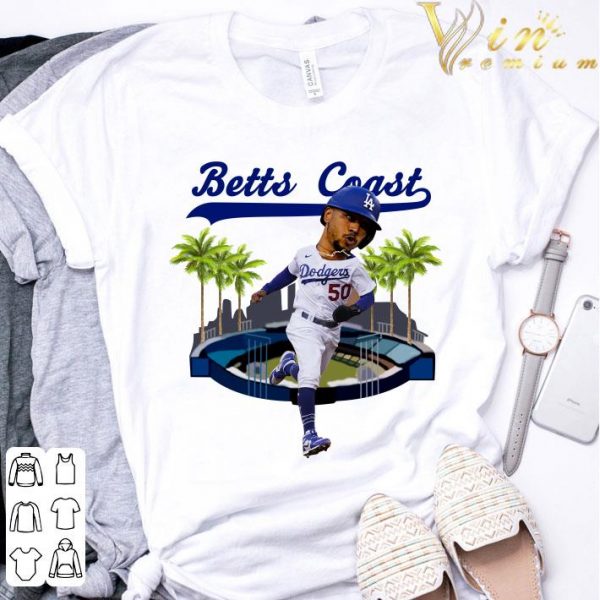 Betts Mookie Betts Coast Los Angeles Dodger White shirt