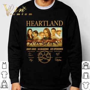 Heartland 2007-2021 14 seasons 221 episodes signatures shirt 2
