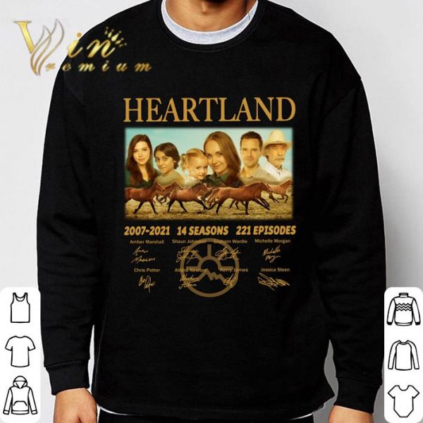 Heartland 2007-2021 14 seasons 221 episodes signatures shirt