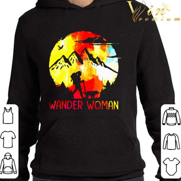 2021 Hiking Girl With Dog Wander Woman shirt