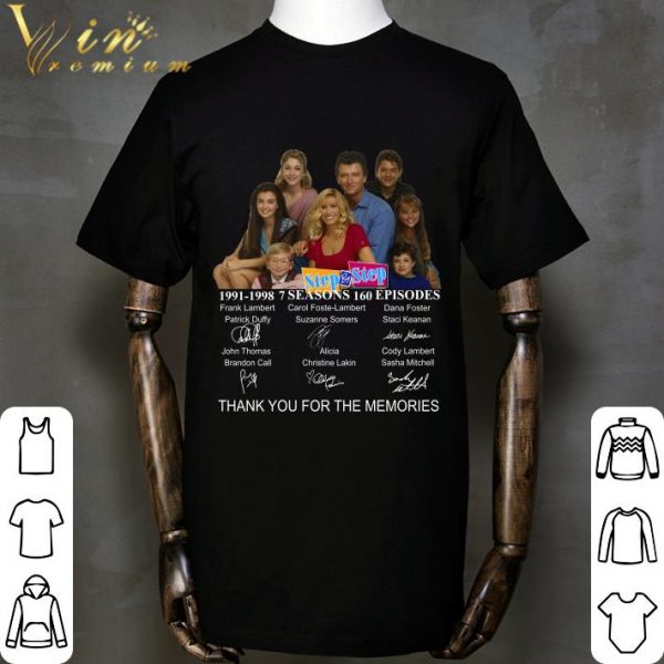 Step by Step 1991-1998 signatures thank you for the memories shirt