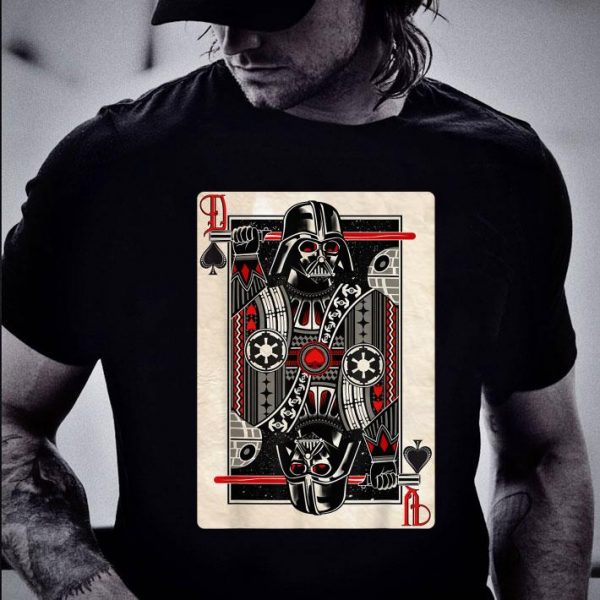 Hot Star Wars Darth Vader King Of Spades Graphic shirt