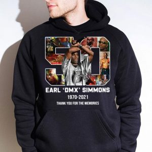 Official Earl DMX Simmons 1970-2021 Signature Thank You For The Memories shirt 3