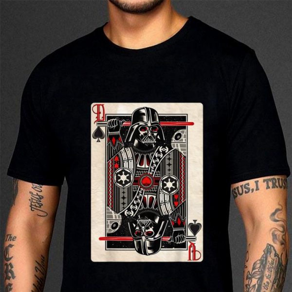 Hot Star Wars Darth Vader King Of Spades Graphic shirt