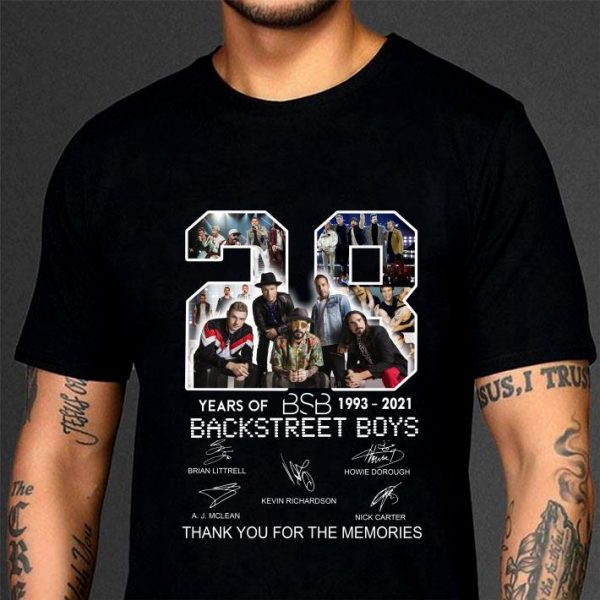 Official 28 years of BSB 1993-2021 Backstreet Boys shirt