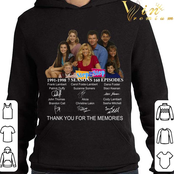 Step by Step 1991-1998 signatures thank you for the memories shirt e8abffb6 step by step 1991 1998 signatures thank you for the memories shirt 4 - Step by Step 1991-1998 signatures thank you for the memories shirt