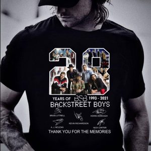 Official 28 years of BSB 1993-2021 Backstreet Boys shirt 1