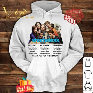 Official Shameless 2011-2021 11 season 122 episodes thank you for the memory shirt 3