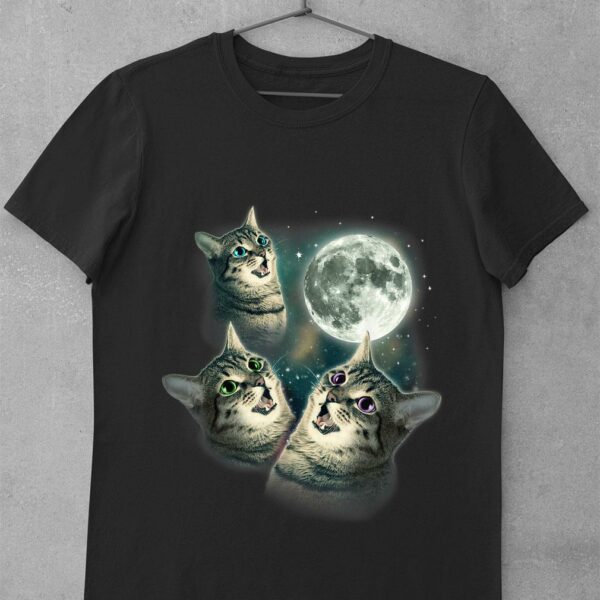 Premium Official Three Cats Moon shirt