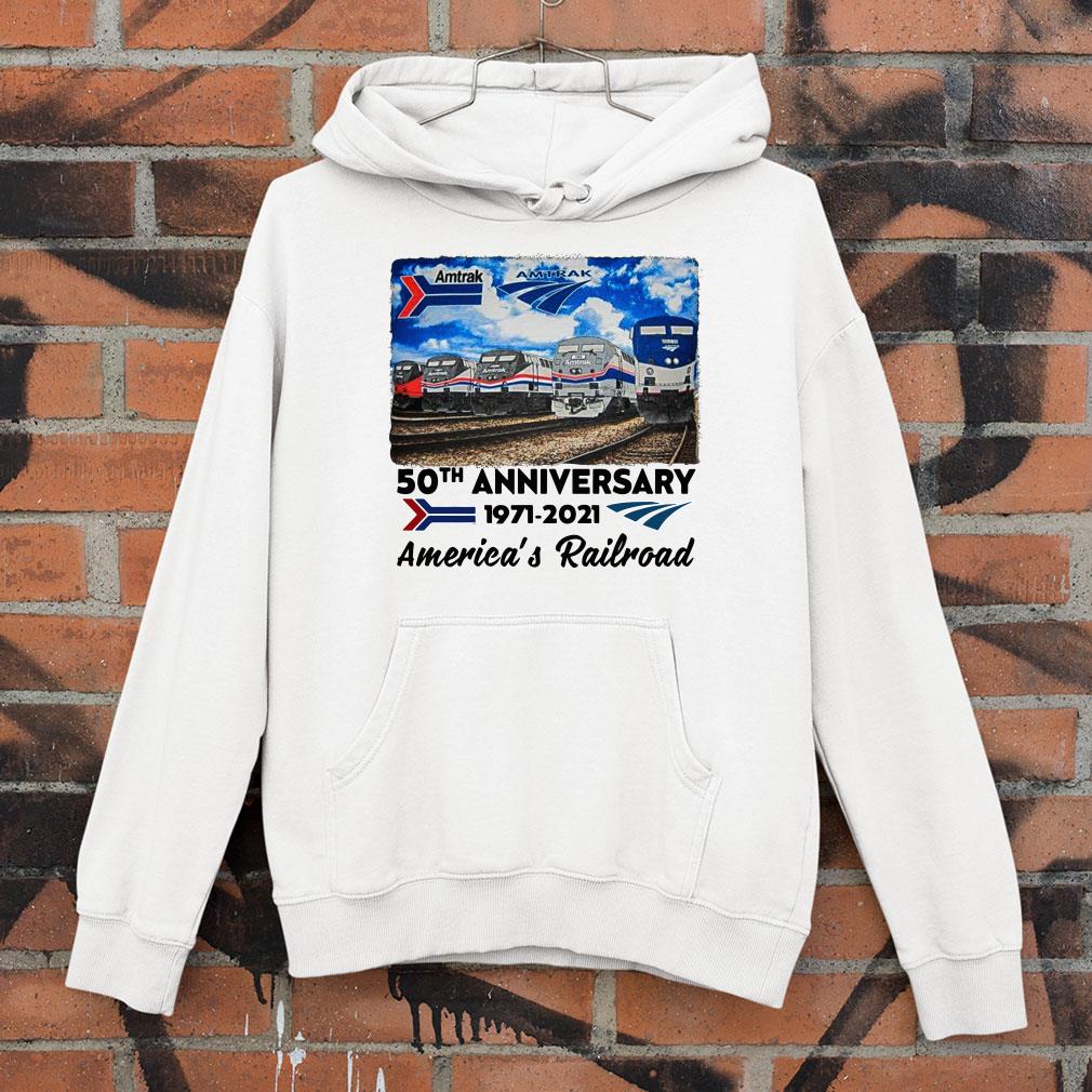 Original Amtrak 50th anniversary 1971-2021 America's Railroad shirt Amtrak 50th anniversary 1971 2021 America s Railroad shirt 4 - Original Amtrak 50th anniversary 1971-2021 America's Railroad shirt