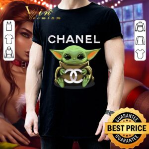 Premium Baby Yoda Hugging Chanel shirt 2