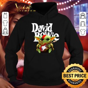 Best Baby Yoda hug guitar David Bowie Star Wars shirt 3