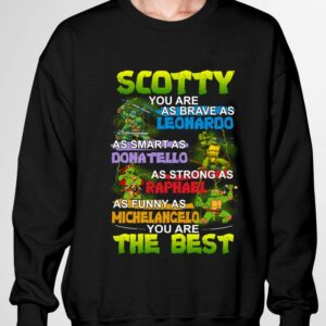 Best Daddy you are as brave as Leonardo as smart as Donatello as strong as Raphael as funny as Michelancelo the best shirt 2