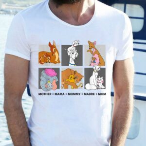 Funny Disney Characters Neutral Mother's Day shirt 1