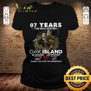 Funny Outlander 07th anniversary 2014-2021 5 seasons 67 episodes signatures shirt 1