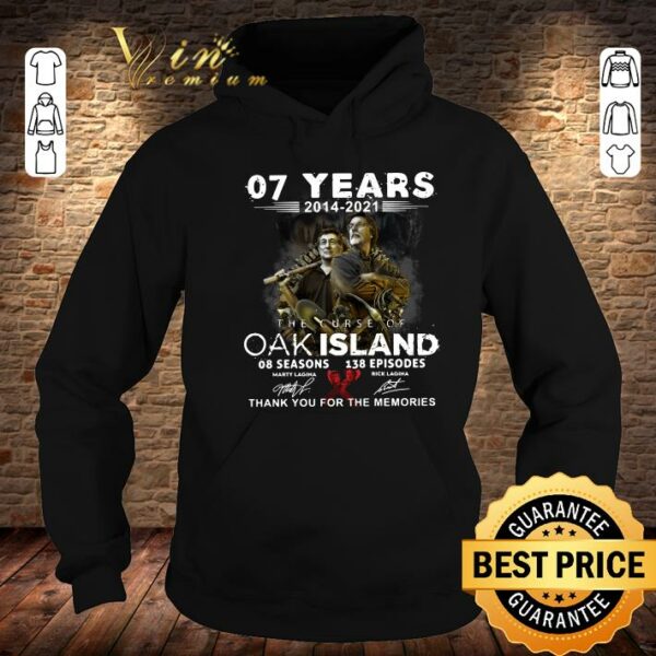 Funny Outlander 07th anniversary 2014-2021 5 seasons 67 episodes signatures shirt