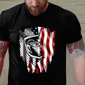 Premium Independence Day 4th of July Dodge Ram Head American Flag shirt 2