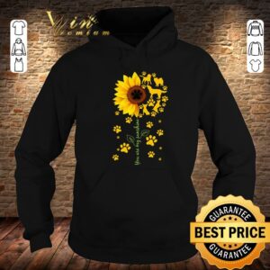 Awesome Sunflower You are my sunshine paws dogs sweater shirt 3
