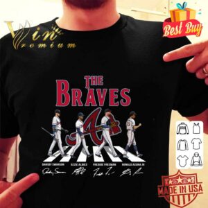 Hot The Braves Abbey Road Signatures shirt 1