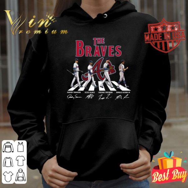 Hot The Braves Abbey Road Signatures shirt