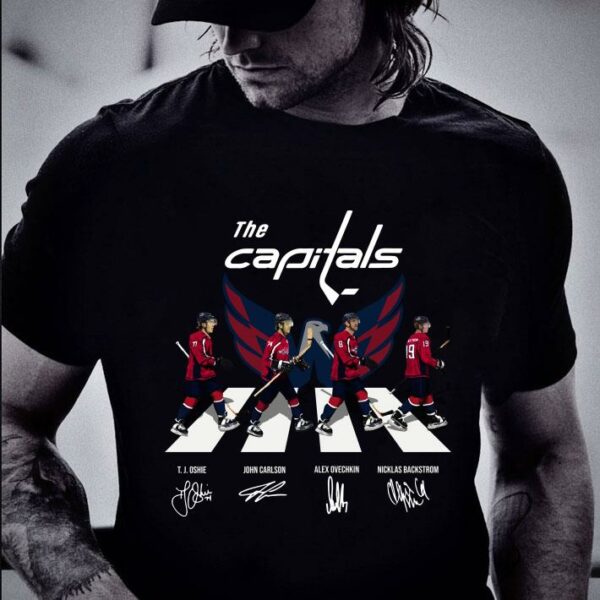 Awesome The Capitals Abbey Road signatures shirt