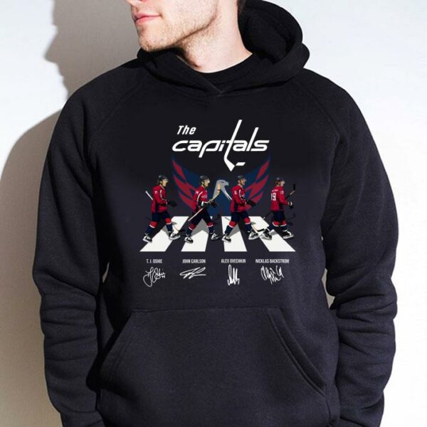 Awesome The Capitals Abbey Road signatures shirt