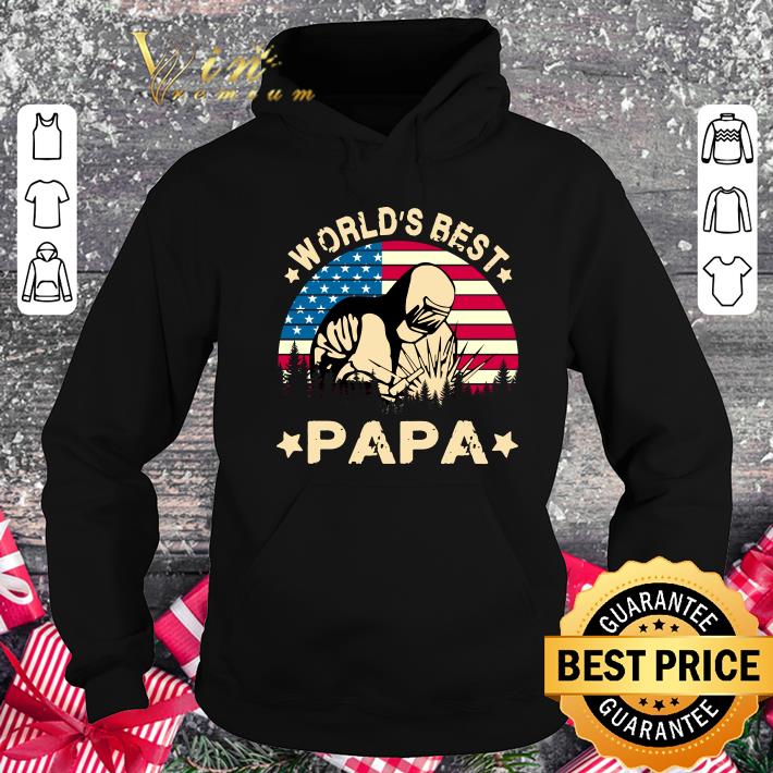 Hot World Best Welder Papa American Flag 4th Of July shirt World Best Welder Papa American Flag 4th Of July shirt 4 - Hot World Best Welder Papa American Flag 4th Of July shirt
