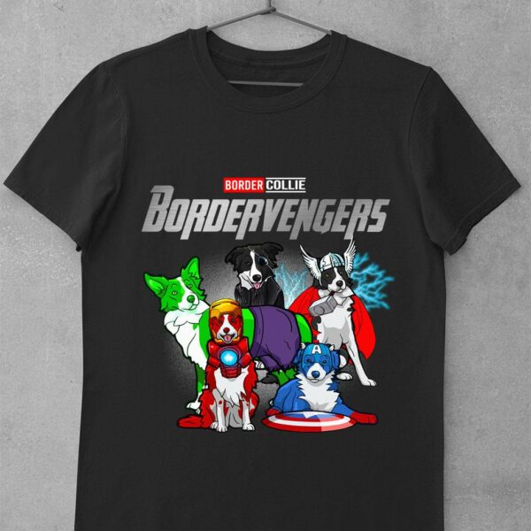 Premium Bordervengers Border Collie And Avengers Dog Lover Marvel Dog shirt