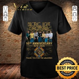 Official Electric Light Orchestra 50th Anniversary Thank You For The Memories Signature shirt 2