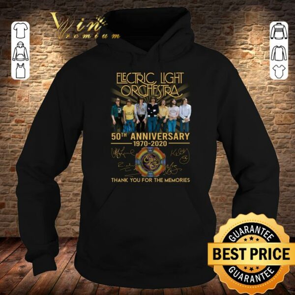 Official Electric Light Orchestra 50th Anniversary Thank You For The Memories Signature shirt