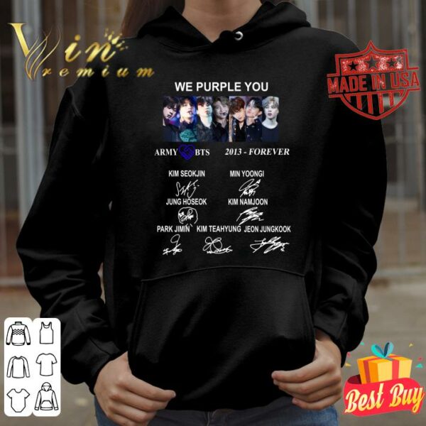 Official We Purpel You BTS shirt