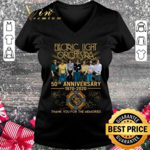 Official Electric Light Orchestra 50th Anniversary Thank You For The Memories Signature shirt 1