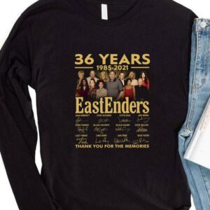 Awesome 36 Years 1985-2021 EastEnders Signatures Thank You For The Memories Shirt 3