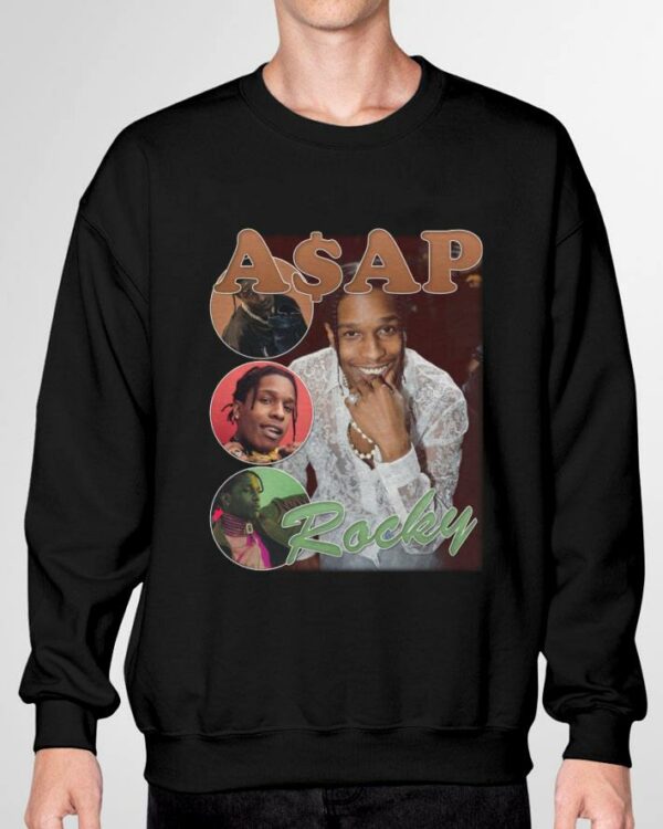 Best ASAP Rocky Hip Hop Bootleg Rapper Vintage Style Shirt
