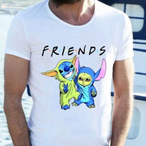Original Baby Stitch and Baby Yoda shirt 1