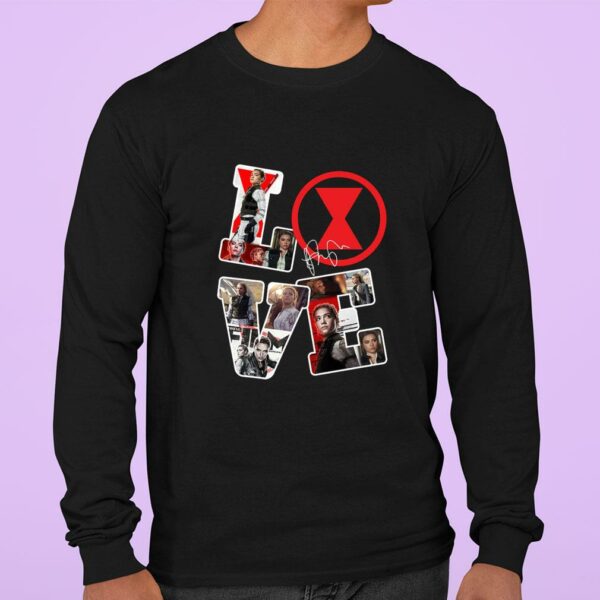 Premium Black Widow Scarlett Johansson Marvel Comics Avengers Superheroes Signature Shirt