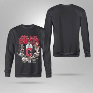 Funny Cleveland Indians All-Time Legends Best Players Signatures Shirt 3