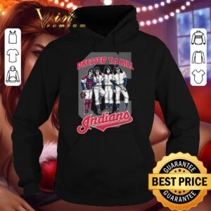 Awesome Cleveland Indians Mashup Kiss Band Dressed To Kill Indians Shirt 3